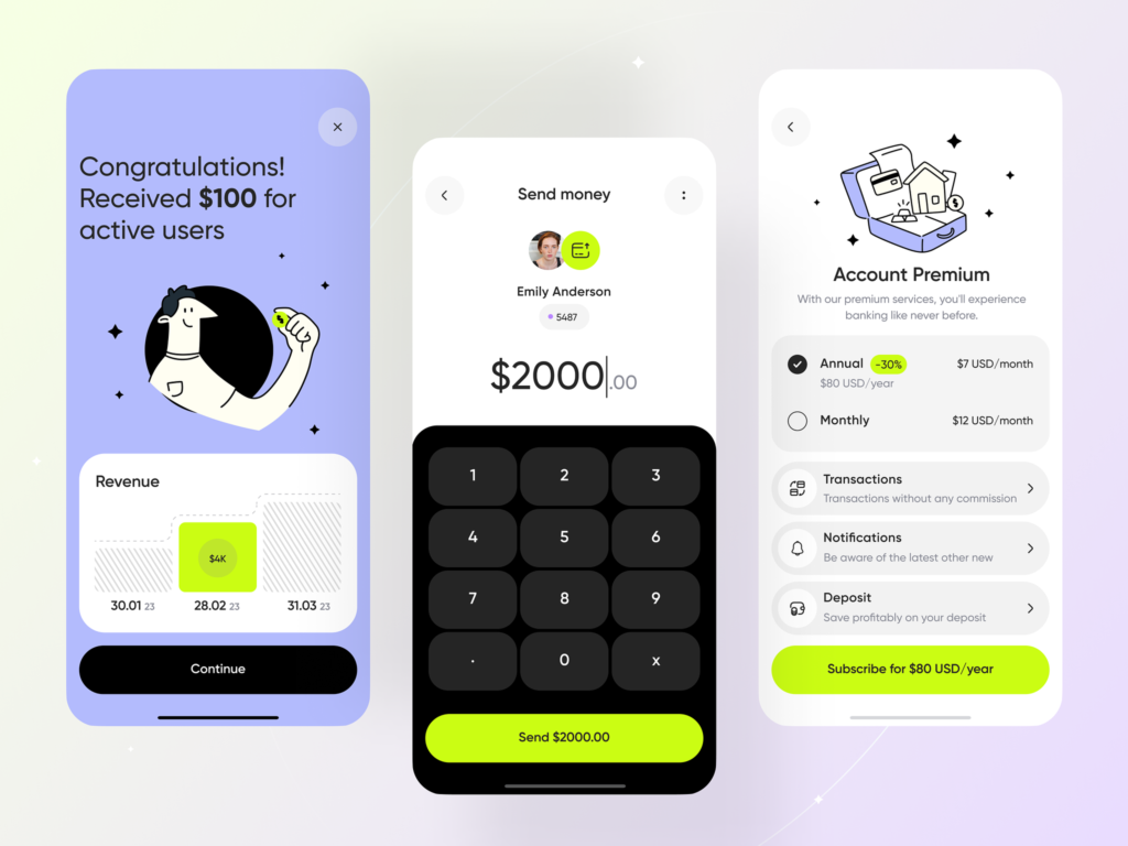 Banking app - iOS UI